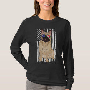French Bulldog American Flag Patriot Bulldog 4th O T-Shirt