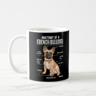 French Bulldog Anatomy Funny Dog Coffee Mug