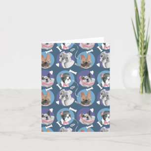 French Bulldog and Boxer Fun Holiday Card