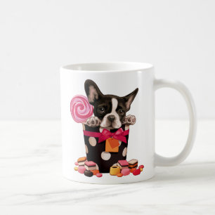 French bulldog and Candy Coffee Mug