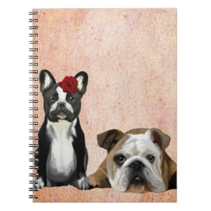 French Bulldog and English Bulldog Notebook