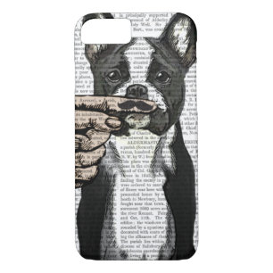 French Bulldog and Finger Moustache iPhone 8/7 Case
