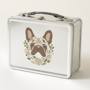 French Bulldog Art  Metal Lunch Box