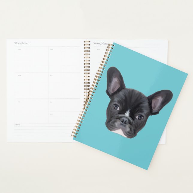 French Bulldog Art Portrait Planner (Display)