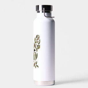 French Bulldog Art Water Bottle