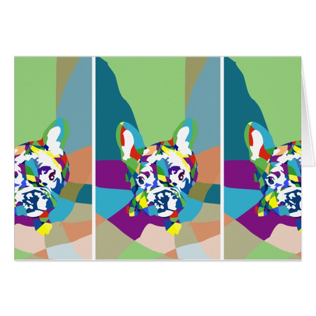 French Bulldog assis (Devant horizontal)