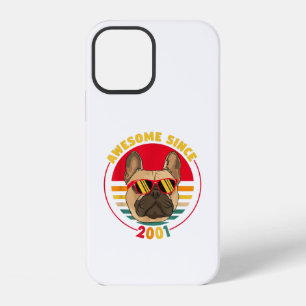 French Bulldog Awesome Gift For 2001 20th Birthday iPhone 12 Case
