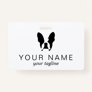 French bulldog badge