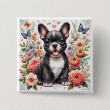 French Bulldog Badge