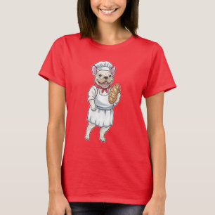 French Bulldog Baker Bread T-Shirt