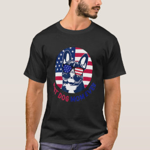 French Bulldog Best Dog Mom Ever Retro Usa America T-Shirt