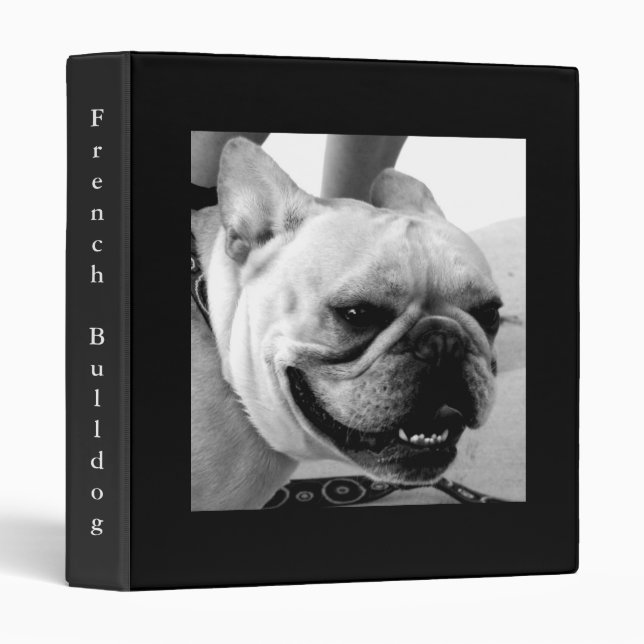 French Bulldog Binder (Front/Spine)