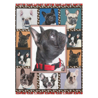 French Bulldog Blanket, French Bulldog Throw, Tablecloth