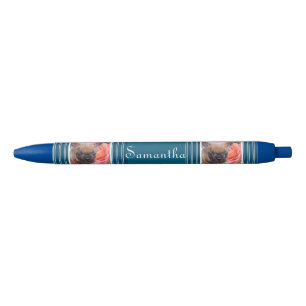 French Bulldog Blue personalized pen