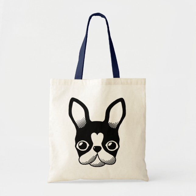 French Bulldog/Boston Terrier Tote Bag (Front)
