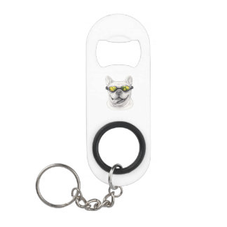 French Bulldog Bottle Opener Keychain Keychain Bottle Opener