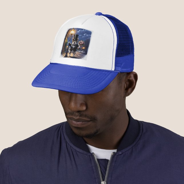 French Bulldog Bouquet Trucker Hat (In Situ)