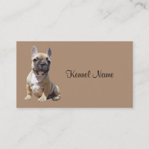 French Bulldog Breeder Business Card