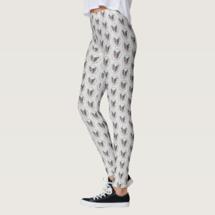 French Bulldog (Brindle Pied) Painting - Dog Art Leggings