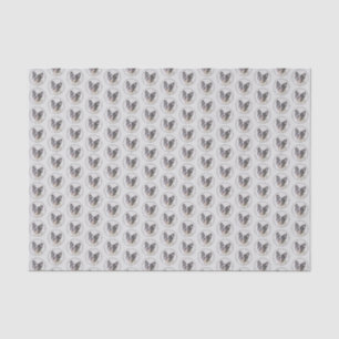 French Bulldog (Brindle Pied) Painting - Dog Art Tissue Paper