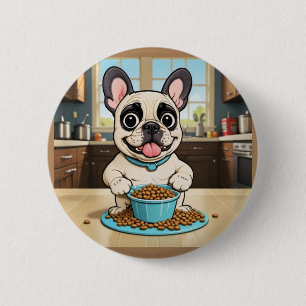 French Bulldog Button