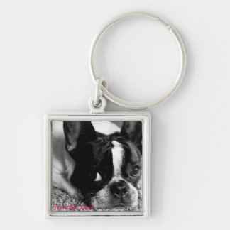 French Bulldog Button Keychain
