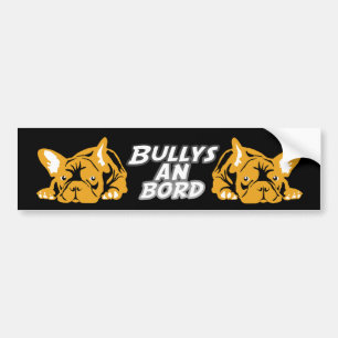 French Bulldog car deluxe modern Bumper Sticker