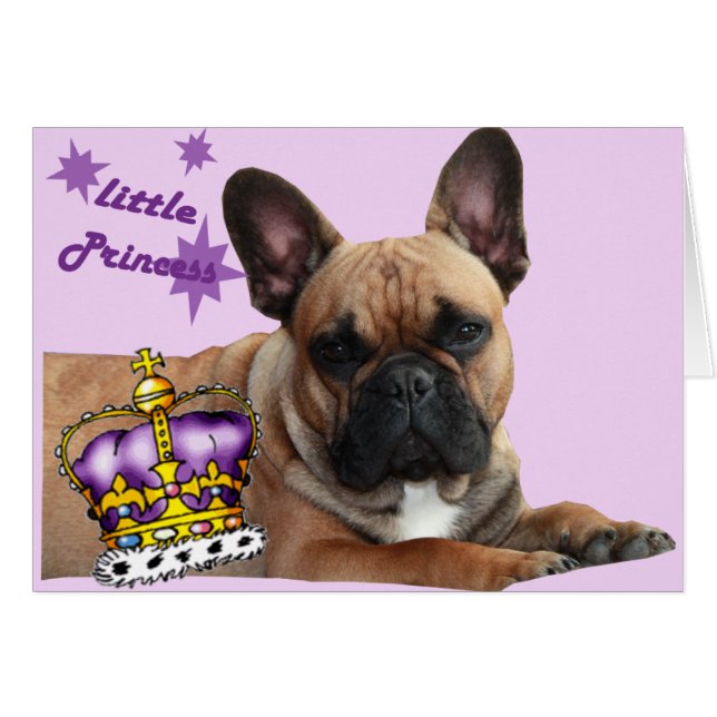 French Bulldog Card (Front Horizontal)