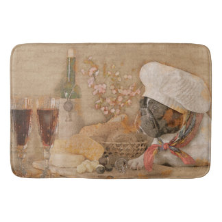 French Bulldog Chef Kitchen or Bath Mat