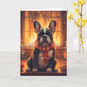 French Bulldog Christmas – Cozy Sweater Card