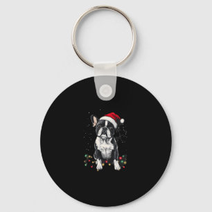 French Bulldog Christmas Lights Xmas Dogs Gifts Me Keychain