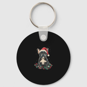 French Bulldog Christmas Lights Xmas Dogs Gifts Me Keychain