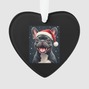 French Bulldog Christmas Long Sleeve T-Shirt Ornament