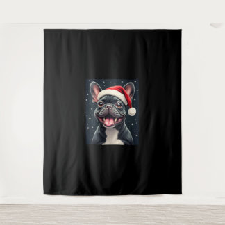 French Bulldog Christmas Long Sleeve T-Shirt Tapestry