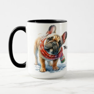 French Bulldog Christmas Mug Cup