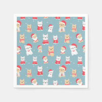 French Bulldog Christmas Pattern