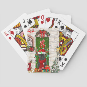 French Bulldog Christmas Playing Cards