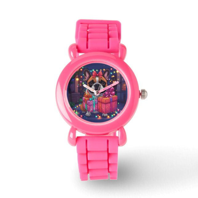 French Bulldog Christmas Watch (Front)