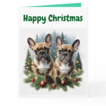 French Bulldog Christmas Wreath Bulldog