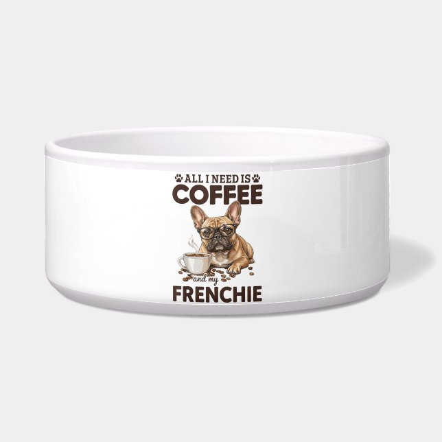 French Bulldog Coffee Frenchie Dog (Front)