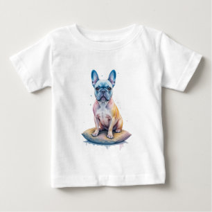 French Bulldog Colorful and Artistic Baby T-Shirt
