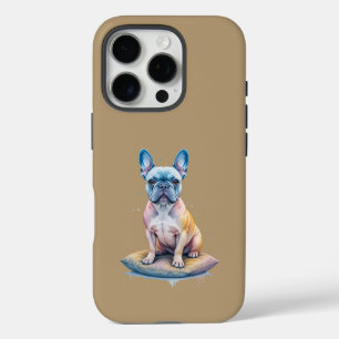 French Bulldog Colorful and Artistic iPhone 16 Pro Case