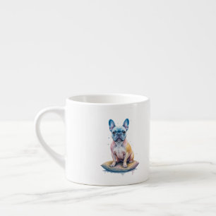 French Bulldog Colorful and Artistic Espresso Cup
