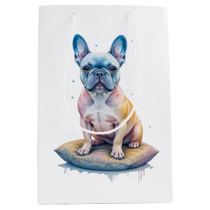 French Bulldog Colorful and Artistic Medium Gift Bag