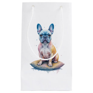 French Bulldog Colorful and Artistic Small Gift Bag
