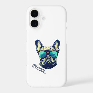 French Bulldog cool en lunettes de soleil
