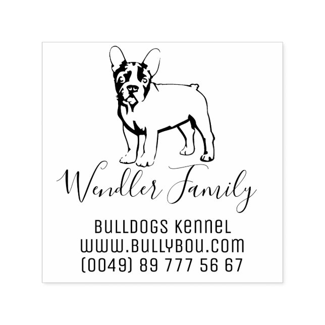 French Bulldog cool stamp (Design)