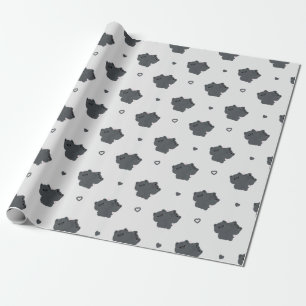 French Bulldog Couple Wrapping Paper