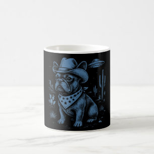 French Bulldog Cowboy UFO Cowboy Dog Magic Mug