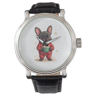 French Bulldog Cozy Cocoa Watch